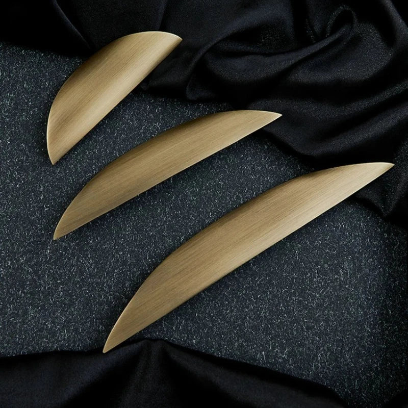 Antique Brass Handle Modern Brushed Cabinet Pulls Furniture Hardware Cabinet Handles Drawer Pull Kitchen Cupboard Handle