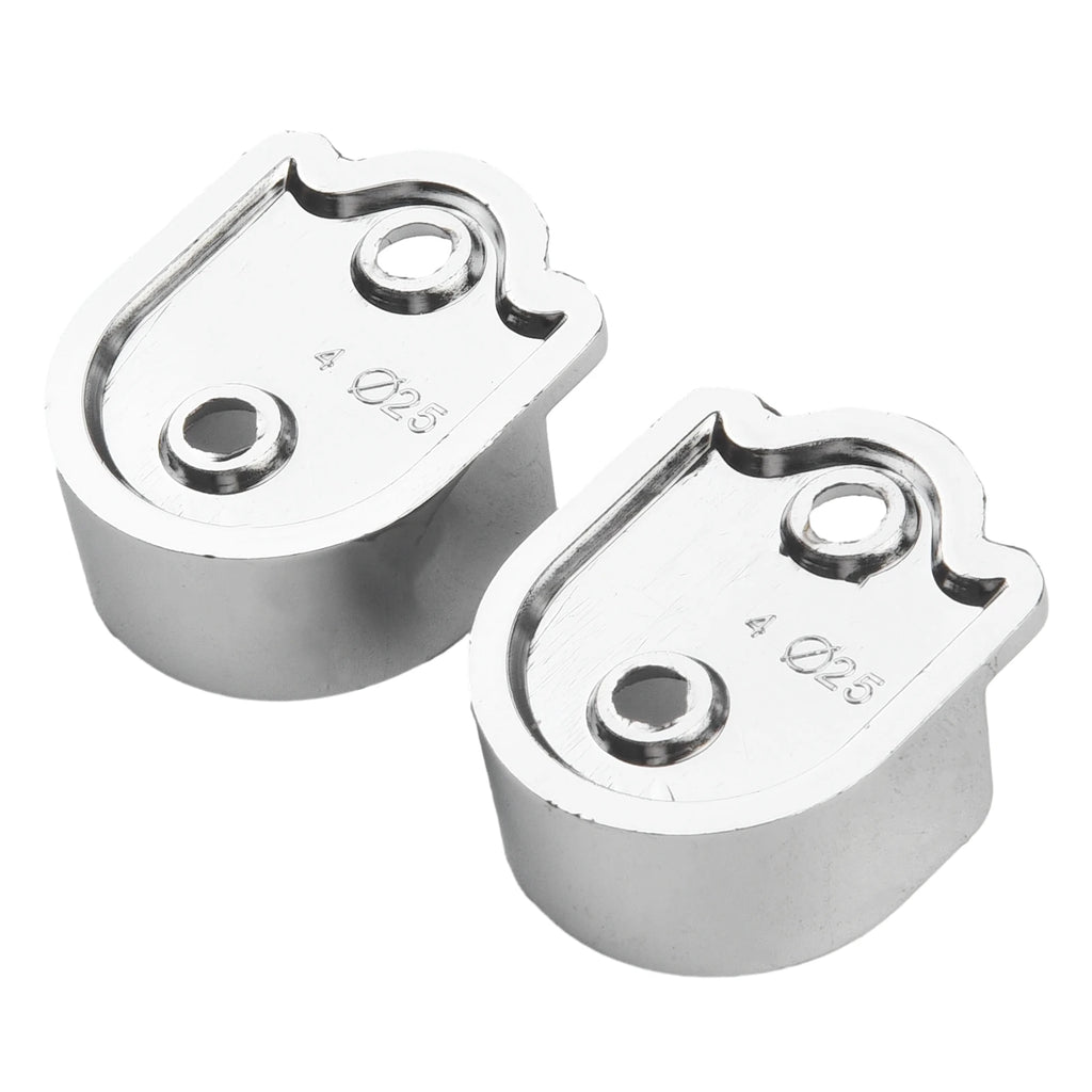Wardrobe Rail Hanger Rod Socket Support Tube Round End Bracket Holder Heavy Duty U Shaped Rod Socket Home Hardware Accessories