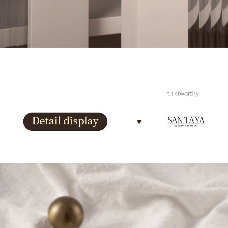 Santaya Antique Brass Cabinet Handles With Backplate Solid Bronze Wardrobe Pulls Kitchen Cupboard Door Knobs Furniture Handle