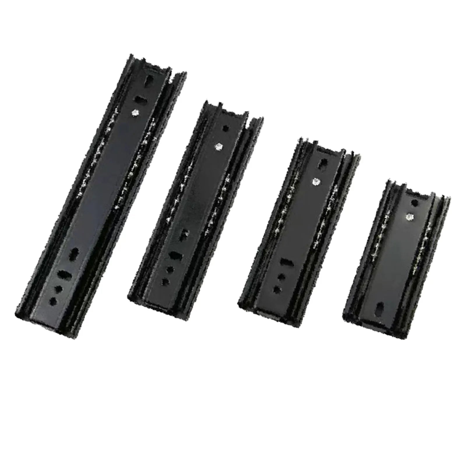 2pcs Mini Slide 5/6/8 Inch Ultra Short Slides Triple Fold Rail Slides Furniture Hardware Cabinets Rails For All Kinds Of Drawers