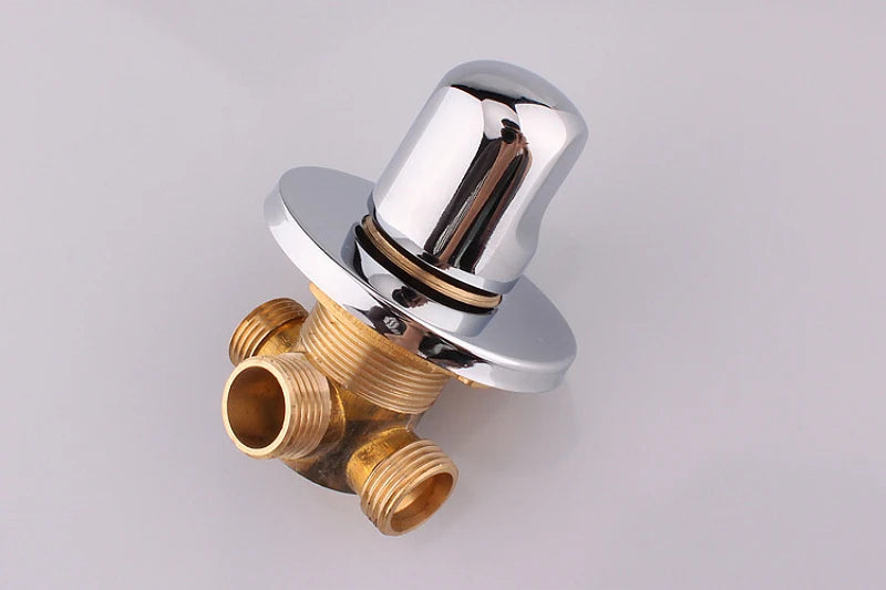 Deck/Wall Mounted Bathroom Bathtub Faucet Set with Handheld Shower Head 4 Holes Widespread Basin Tub Faucet Cold Hot Mixer Tap