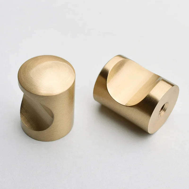 Round Brass Dresser Knobs Drawer Handle Cabinet Door Handle Antique Antique Kitchen furniture Hardware Knob Kitchen  Handles