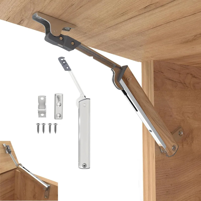 New Heavy Duty Hydraulic Cabinet Hinge Randomly Stop Soft Closing Kitchen Hinges Adjustable Door Support Lift Up Door Hardware