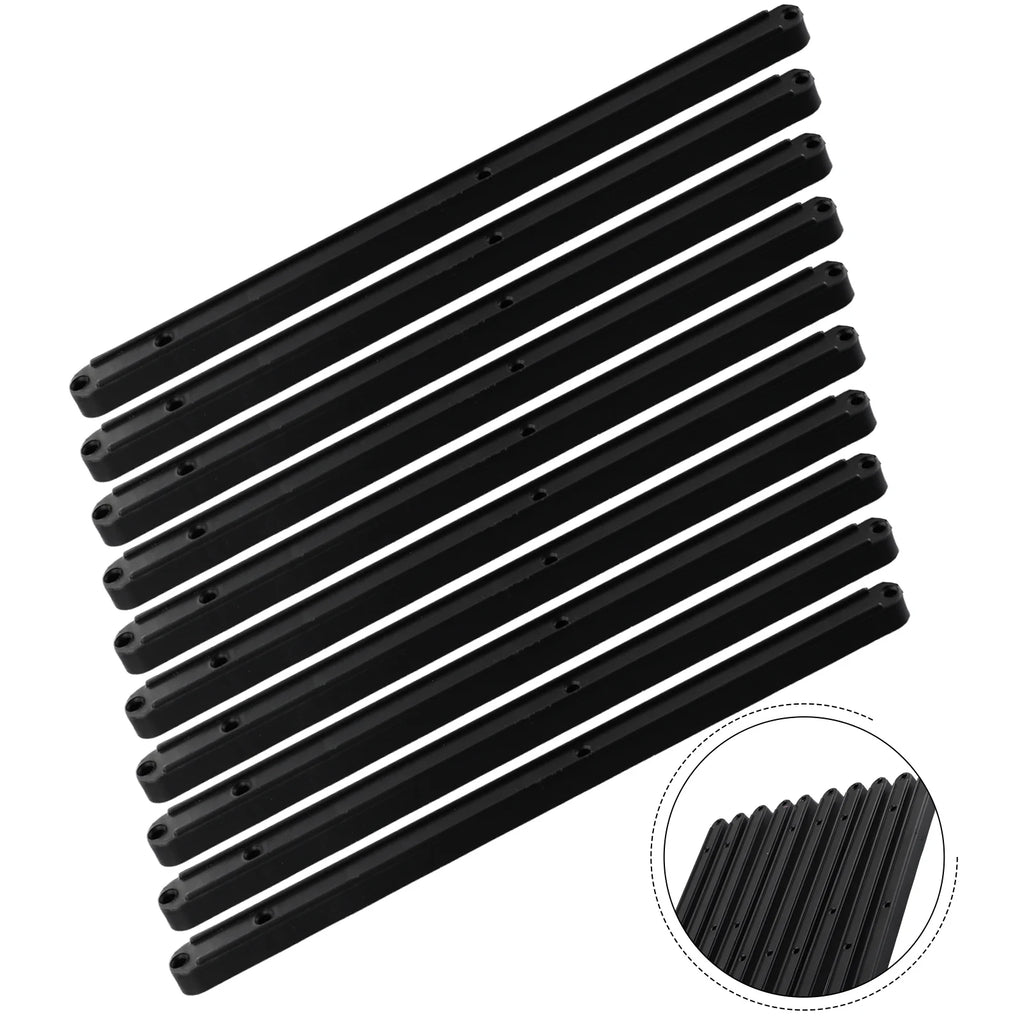 10 Pieces Plastic Drawer Slides Replacement Draw Runners 180 235 298mm Suitable for Drawers and Cabinet Grooves