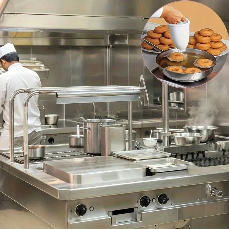 Hot Sale Donut Maker Donut Mould Easy Fast Manual Waffle Dispenser Doughnut Machine Arabic Waffle Plastic Lightweight Deep Fry