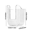 Bathroom Non Perforated Wall Mounted Wet Tissue Storage Box with Large Opening and Strong Load-bearing Capacity Storage Boxes