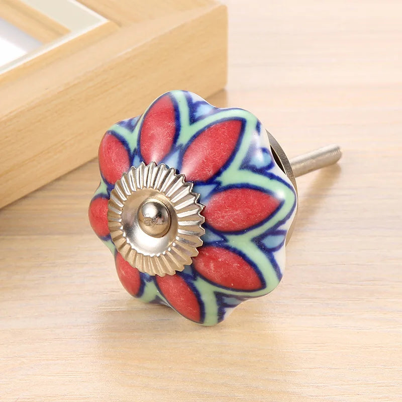 Modern Minimalist Furniture Drawer Cabinet Door Handle, European and American Style Ceramic Handle, High-quality