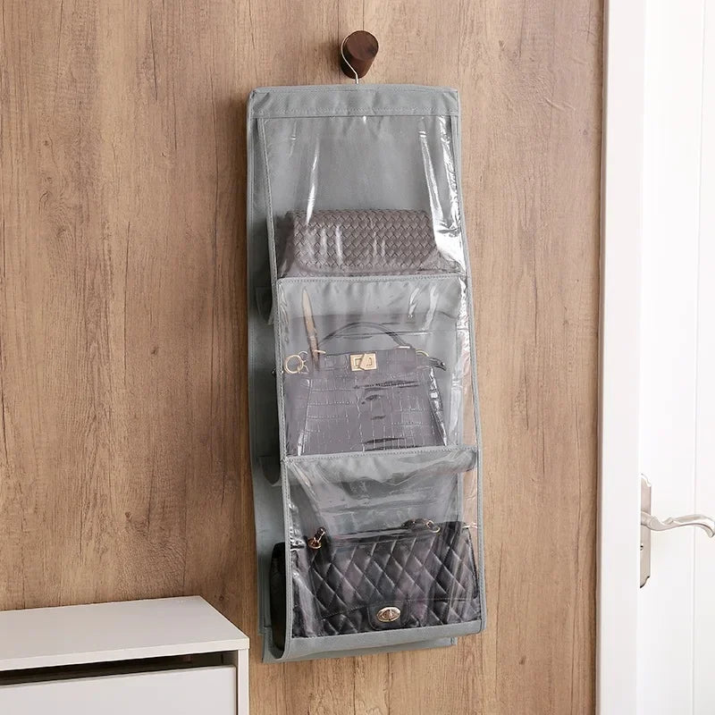 Handbag Hanging Organizer Hanging Purse Organizer for Closet Organizers Bag Storage Hanger Oxford Cloth Closet Bag Organizer