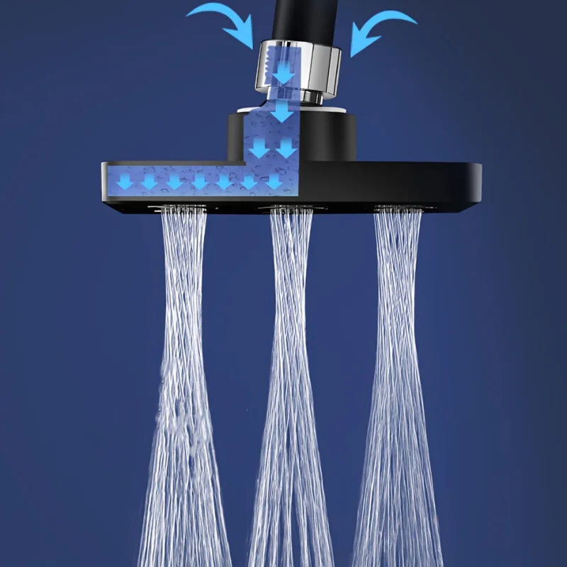 Upgrade Your Bathroom with this Supercharged Wall-Mounted Shower Head! bathroom accessories, shower head