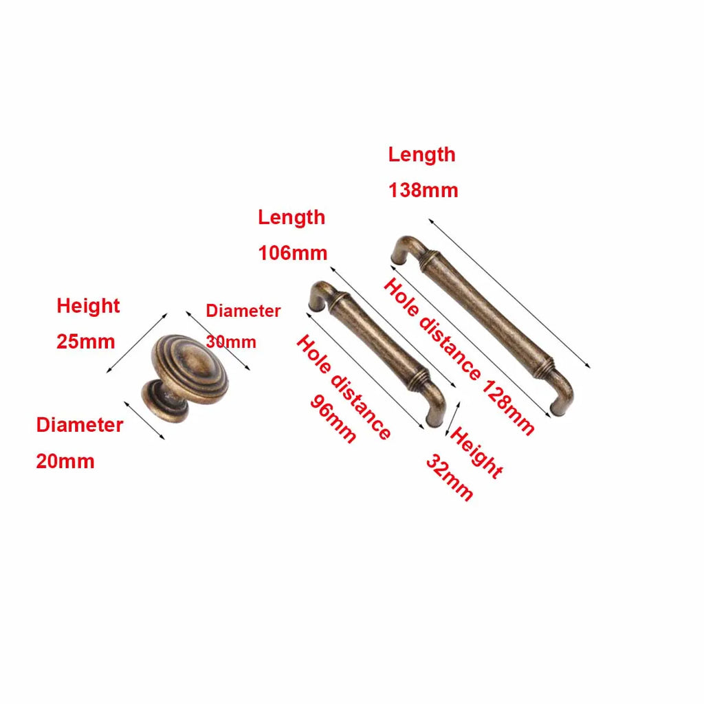 Modern Minimalist American Handle Mediterranean Style Furniture Drawer Cabinet Door Handle