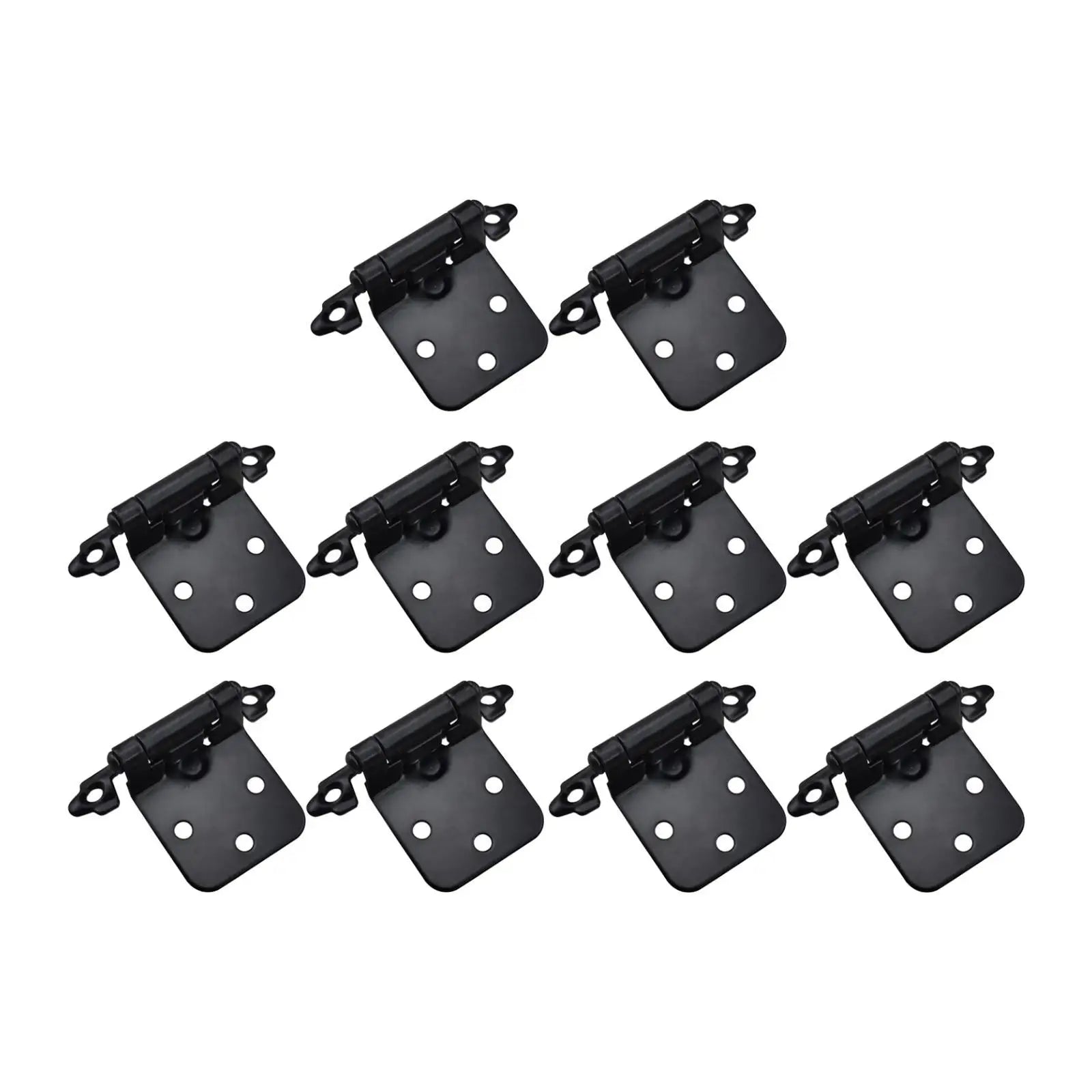 10Pcs Closing Hinges Cupboard Hinges Furniture Hardware Accessories Spring Hinges Easy to Install Cabinet Door Hinges