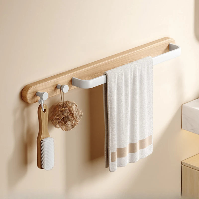 Bathroom Towel Holder  Wall Mounted Towel Rack Shower Room Holder Towel Bar Hanger Toilet shelf Bathroom Accessories