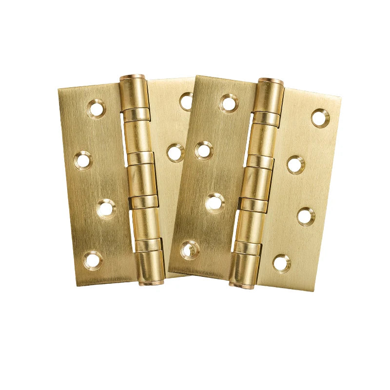 stainless steel Mute Hinge Room Door 4 Inch Bearings Hinges 3mm Thick Heavy Doors Strong Load Bearing Gemel Furniture Hardware
