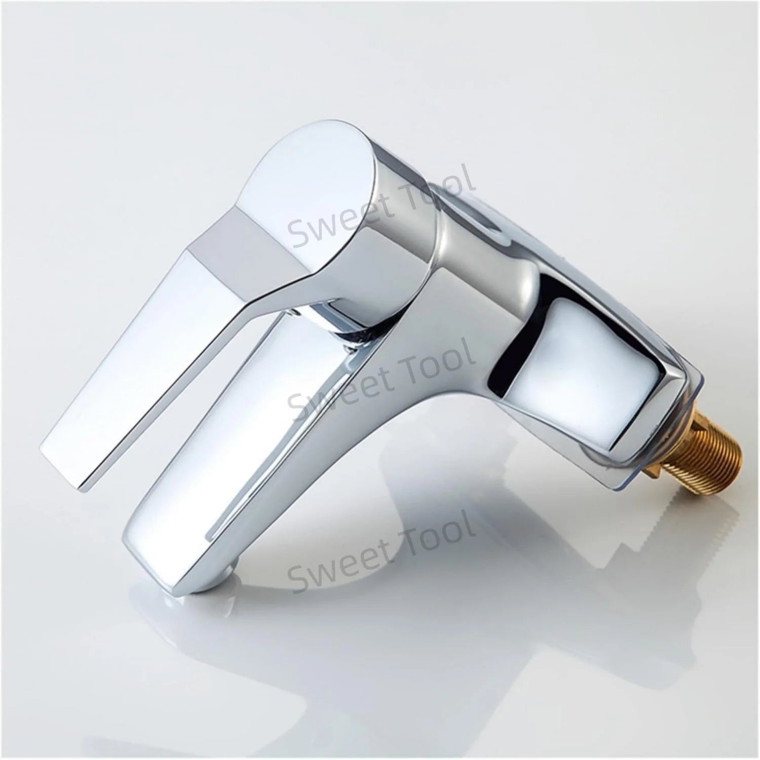 Sink Faucet Washbasin Water Mixer Single Handle Dual Hole Hot and Cold Water Mixer Tap Household Bathroom Basin Faucet