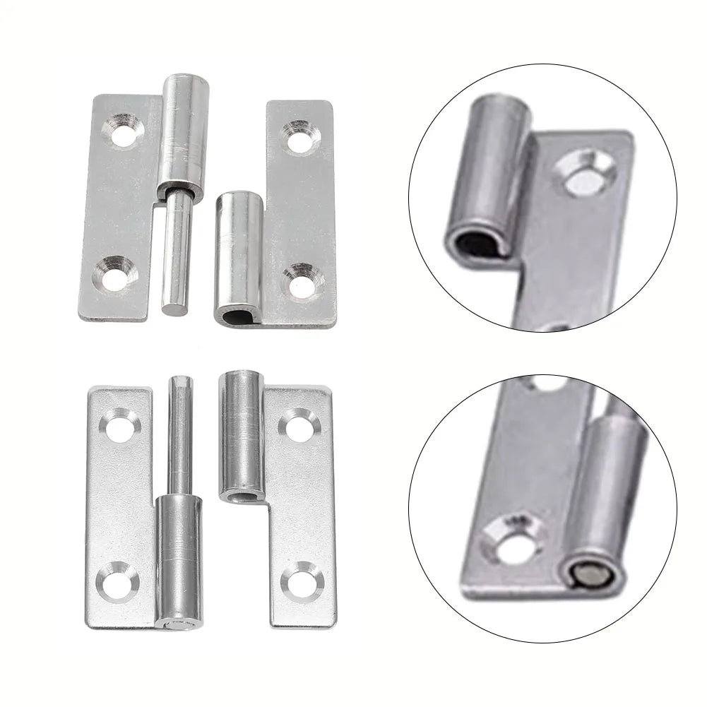 Detachable Hinge Slip Joint Flag Lift Off 40*30*1.5mm Demountable Door Stainless Steel Removable Hinge Heavy-duty Swing Hinge