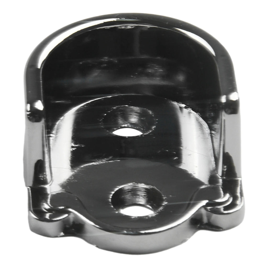 Wardrobe Rail Hanger Rod Socket Support Tube Round End Bracket Holder Heavy Duty U Shaped Rod Socket Home Hardware Accessories