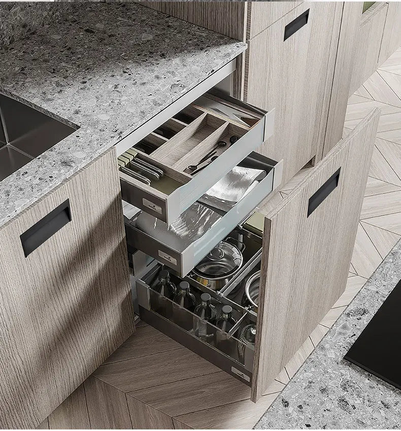 Modern Luxury Furniture  Recessed Cabinet Handles & Flush Drawer Pulls  Aluminum Alloy Slot Design