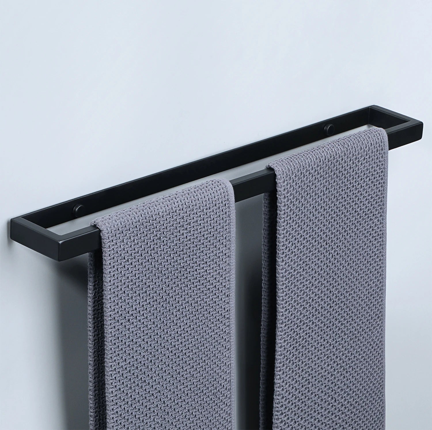 Bathroom Hardware Black Bath Robe Hook Towel Rail Bar Rack Bar Shelf Tissue Paper Holder Bathroom Accessories