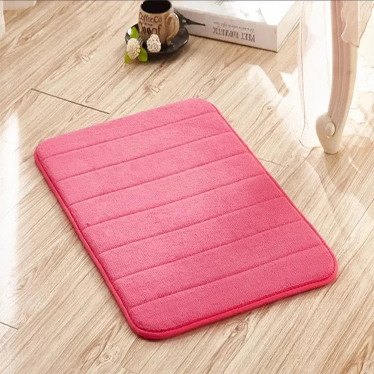Water Absorption Rug Bathroom Mat Shaggy Memory Foam Bath Mat Set kitchen Door Floor Mat Carpet For Toilet Non Slip   bath mats