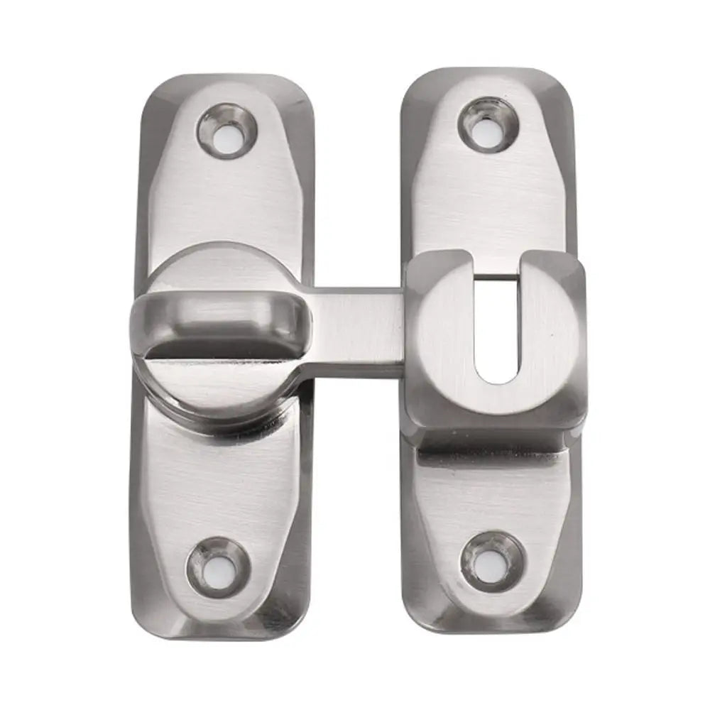 Sliding Door Latch Sliding Door Lock Buckle Hasp Door Bolt Anti-theft Buckle Free Punching Door Buckle