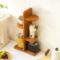 Practical Large Capacity Spice Storage Rack Anti-drop Space Saving Cup Holder Decorative Seasoning Bottle Holder Countertop