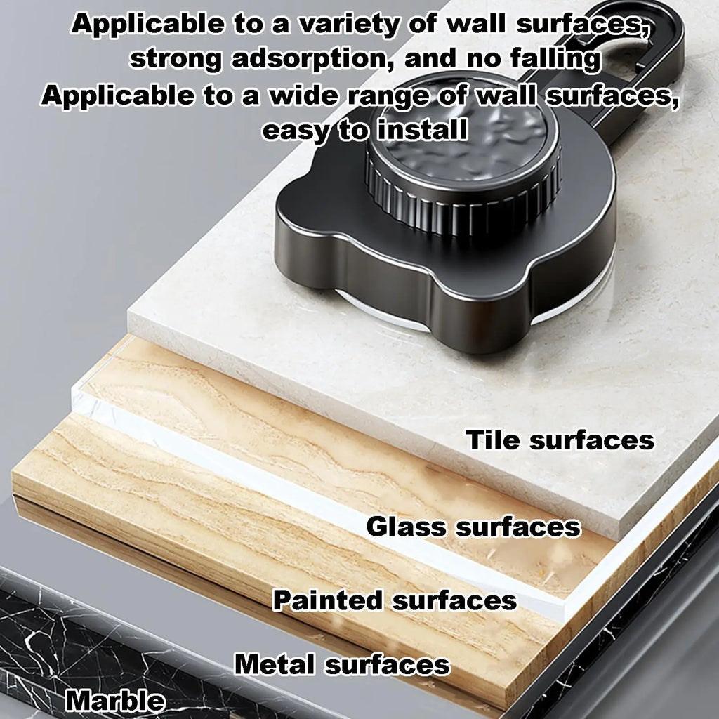 Suction cup tripod wall mounted corner storage rack for Shower with Bear Suction Cups Shampoo Holders for Inside Shower No Drill