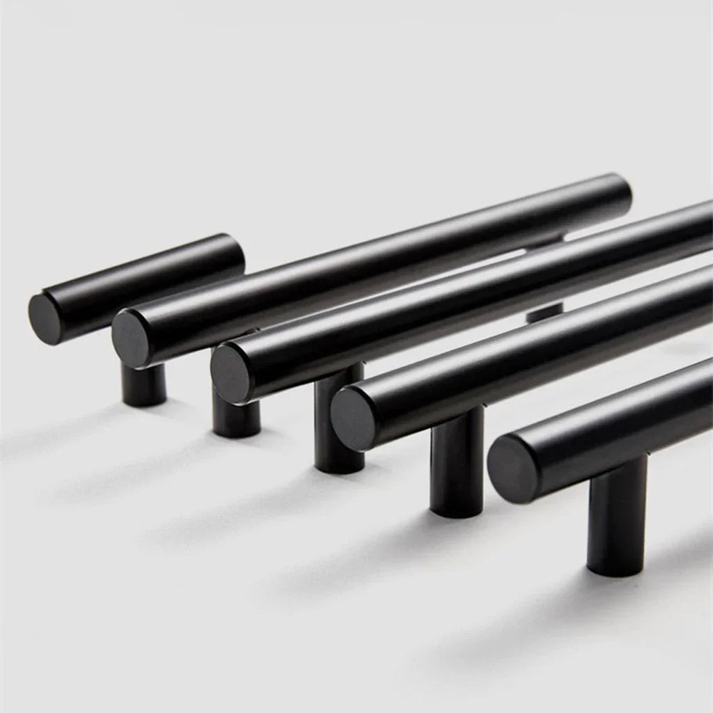 2/4/6/8/10/12 Inches Modern Stainless Steel Kitchen Door Cabinet T Bar Handle Pull Knob Cabinet Knobs Furniture Handle Cupboard