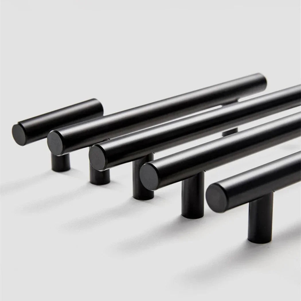 2/4/6/8/10/12 Inches Modern Stainless Steel Kitchen Door Cabinet T Bar Handle Pull Knob Cabinet Knobs Furniture Handle Cupboard