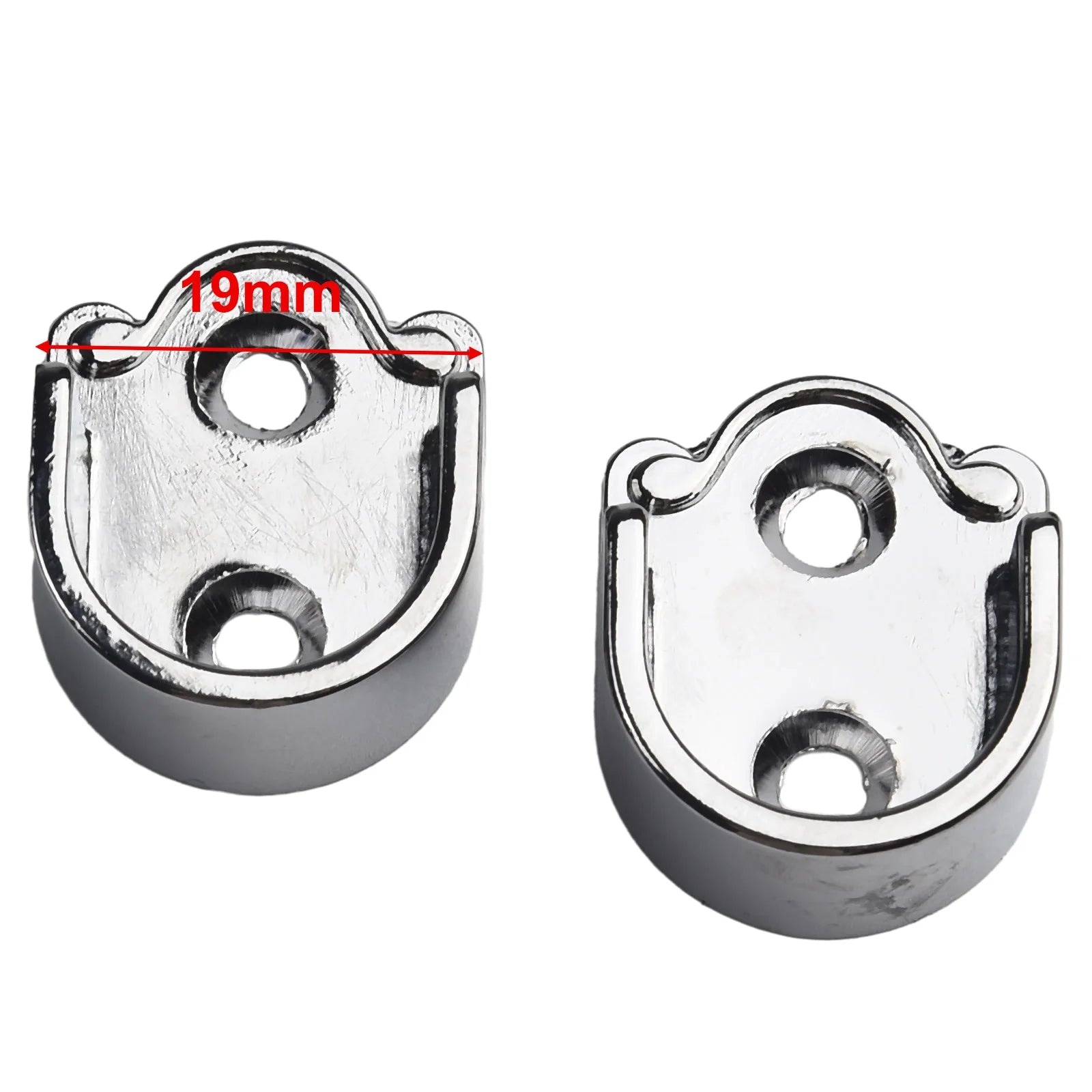 Wardrobe Rail Hanger Rod Socket Support Tube Round End Bracket Holder Heavy Duty U Shaped Rod Socket Home Hardware Accessories