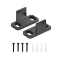 2PCS Barn Door Sliding Door Slides Rails Floor Guide Stay Roller For Sliding Barn Door Bottom Swing Stopper Hardware Accessories