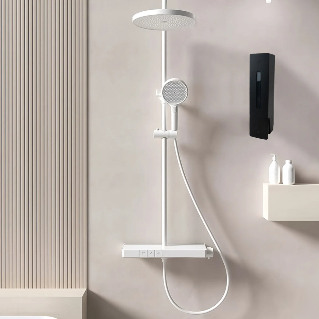 Bathroom Organization Bathroom Dispenser 265x135x65mm Easy Installation Method Upgraded Anti-slip Button Public Place Use