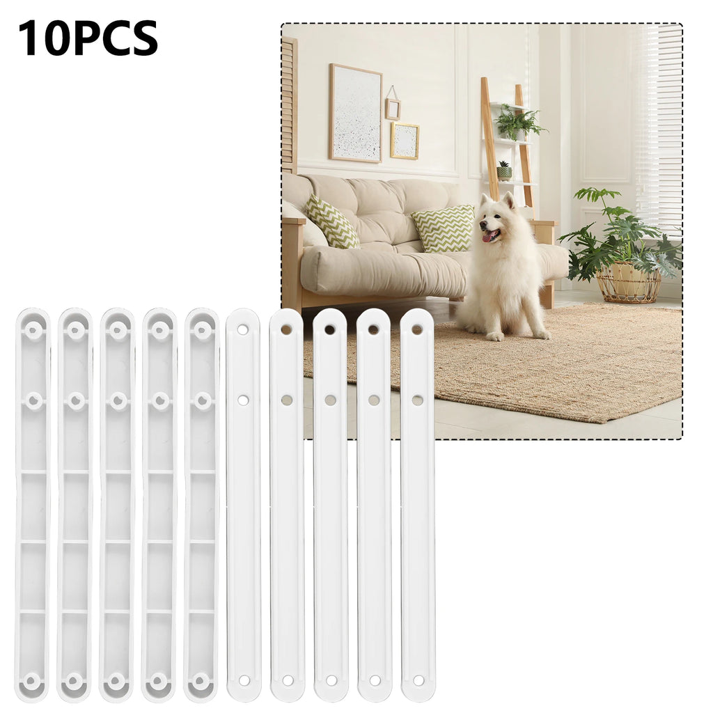 10 Pcs Draw Rail  Plastic Drawer Slides  180/235/298mm Draw  Runners Replacement  Drawer Runners