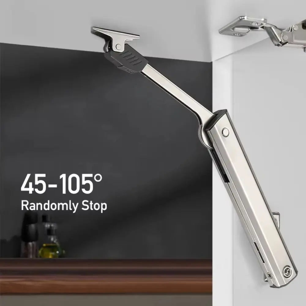 Heavy Duty Hydraulic Cabinet Hinge Buffering Adjustable Soft Closing Hinges Free Stop Durable Cabinet Door Support Wardrobe Door