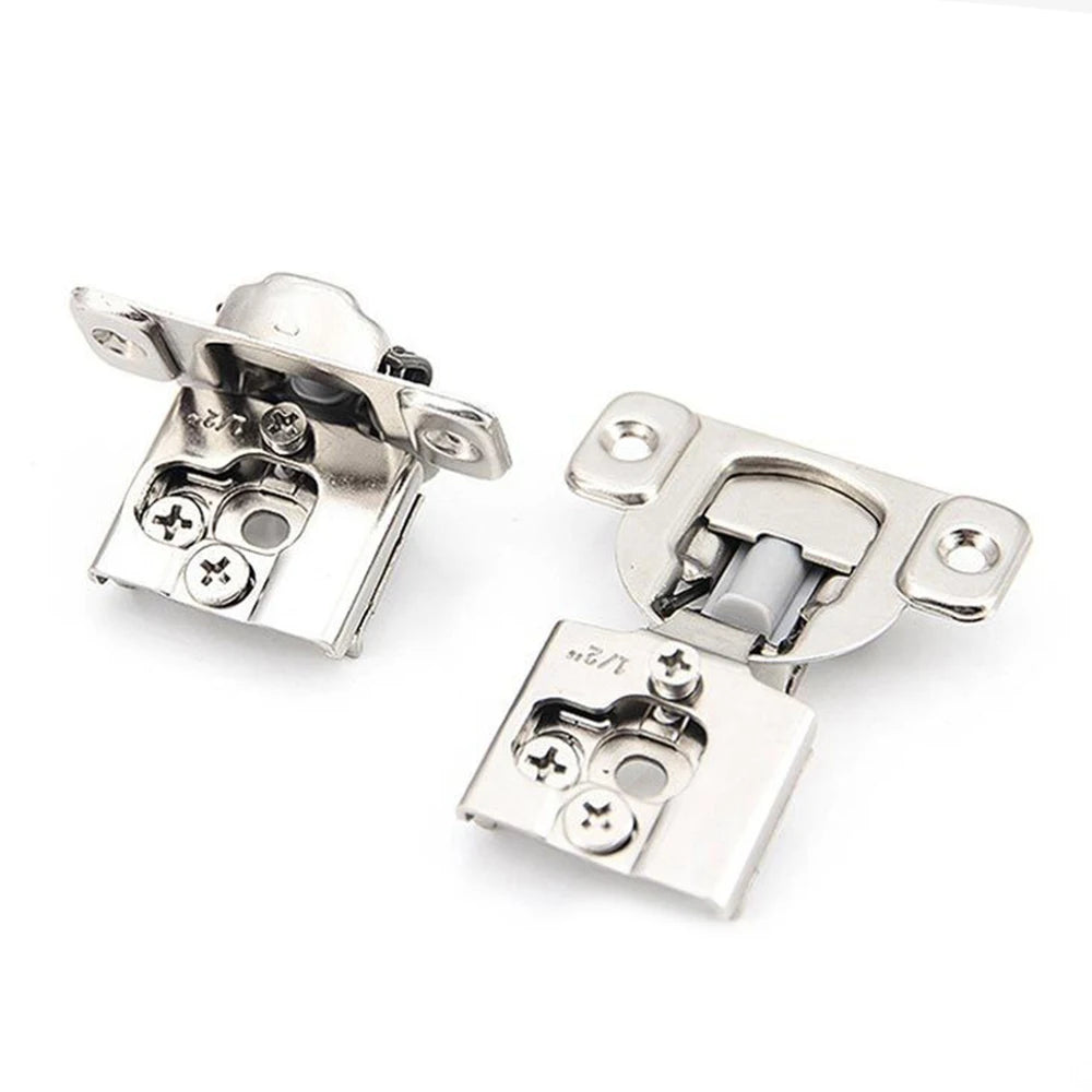 2Pcs Soft Closing Cabinet Hinge Overlay Self Slow Close Door Hinges for Kitchen Cabinets Face Frame Concealed Hinges Door Damper