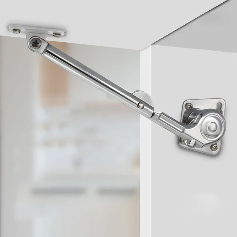 2PCS/Set Cabinet Lift Support Soft Close Hinges Gas Spring Lid Support Toy Box Hinges, Kitchen Cabinet Hinges Safety Lid Support