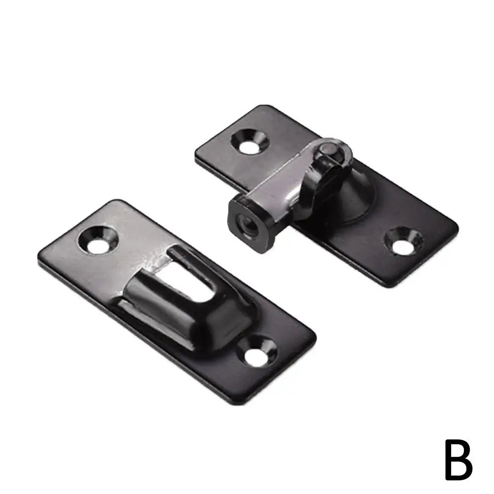 Door Lock Guard Latch Bolt 90 Degree Steel Toggle Latch Sliding Barn Door Lock Wine Cabinet Closet Right Angle Lock