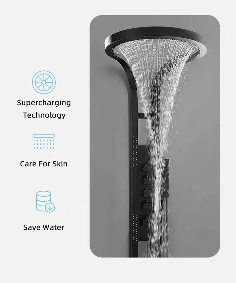 New luxury home shower set bathroom accessories set system