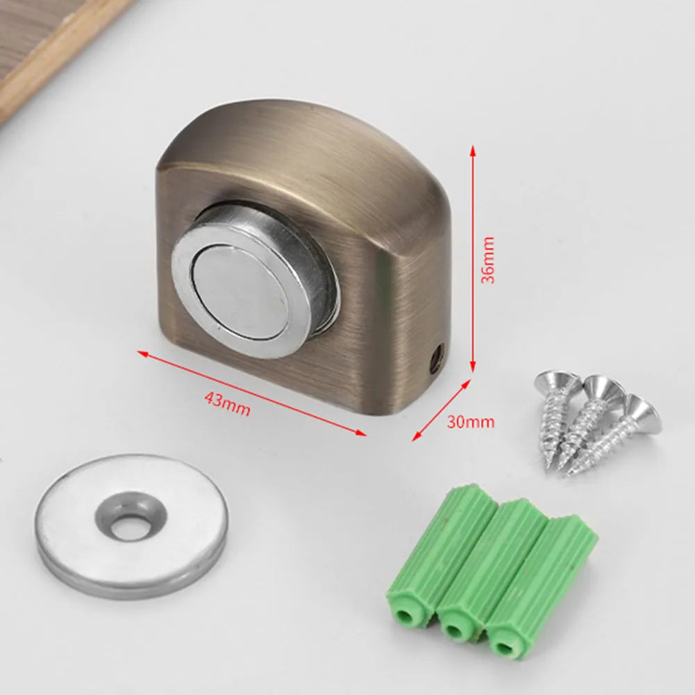 Door Holder Home Improvement Magnetic Door Stopper Easy To Install Modern Minimalist Design Reliable Manual Control