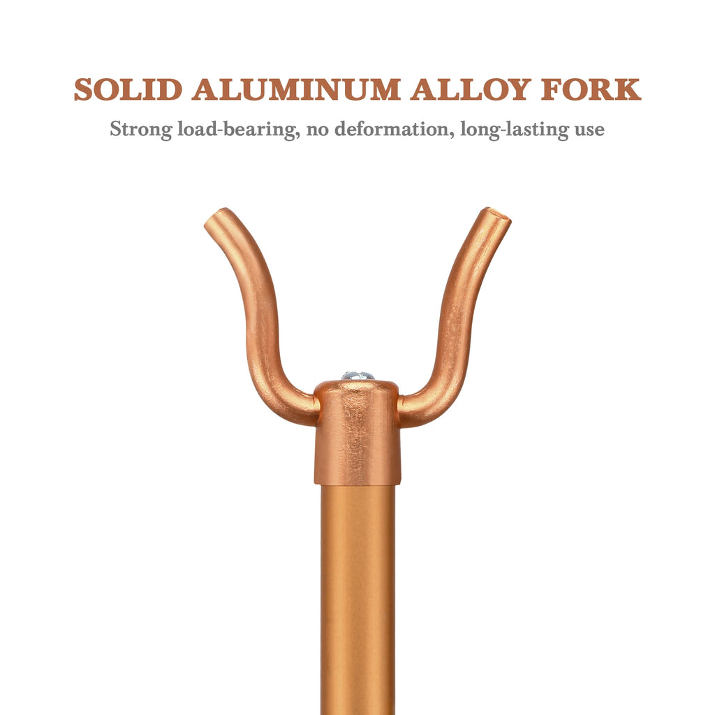 Pole Closet Hook Clothes Reach Stick Rod Retractable Reacher Hanger Garment Drying Clothing Poles Telescoping Hanging Closet Rod