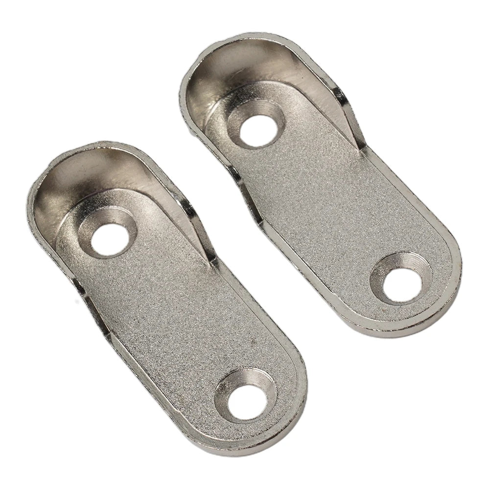 2pc Wardrobe Clothes Tube Support Closet Rod Pole End Bracket Thickening Holder Furniture Accessories Clothes Hanging Rod Holder