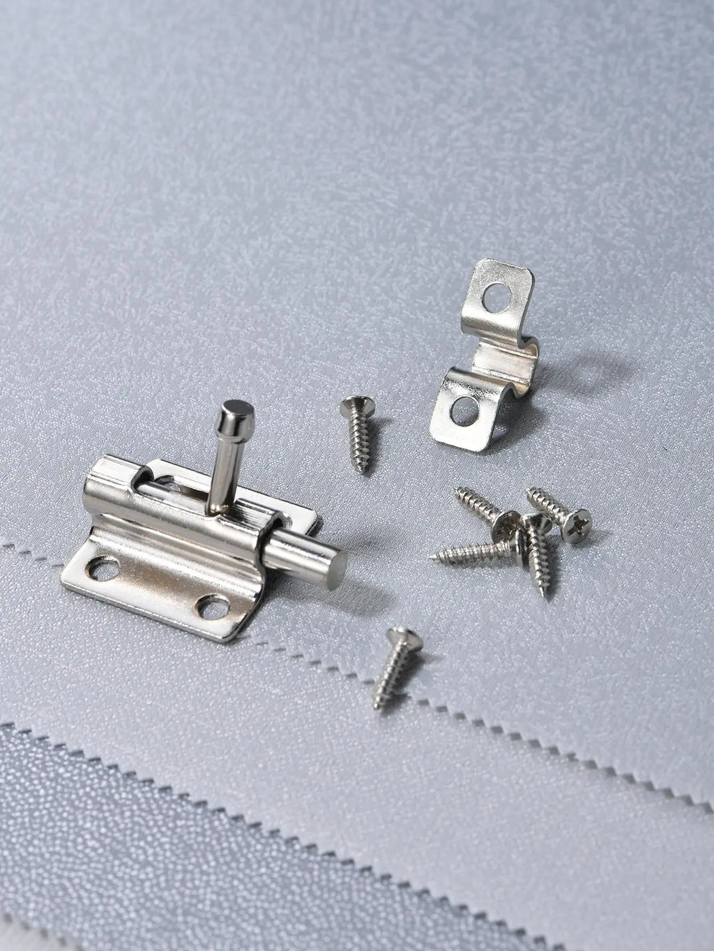 Door Security Slide Latch Lock with 6 Screws , 1 Pack/2 Pack Keyless Entry , Duty Iron Sliding , Easy to Install Gate
