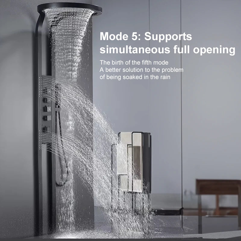 New luxury home shower set bathroom accessories set system
