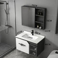 Bathroom Dressing Table and Sink Combination, Rock Plate Integrated Washbasin, Smart Mirror Cabinet, Toilet Furniture