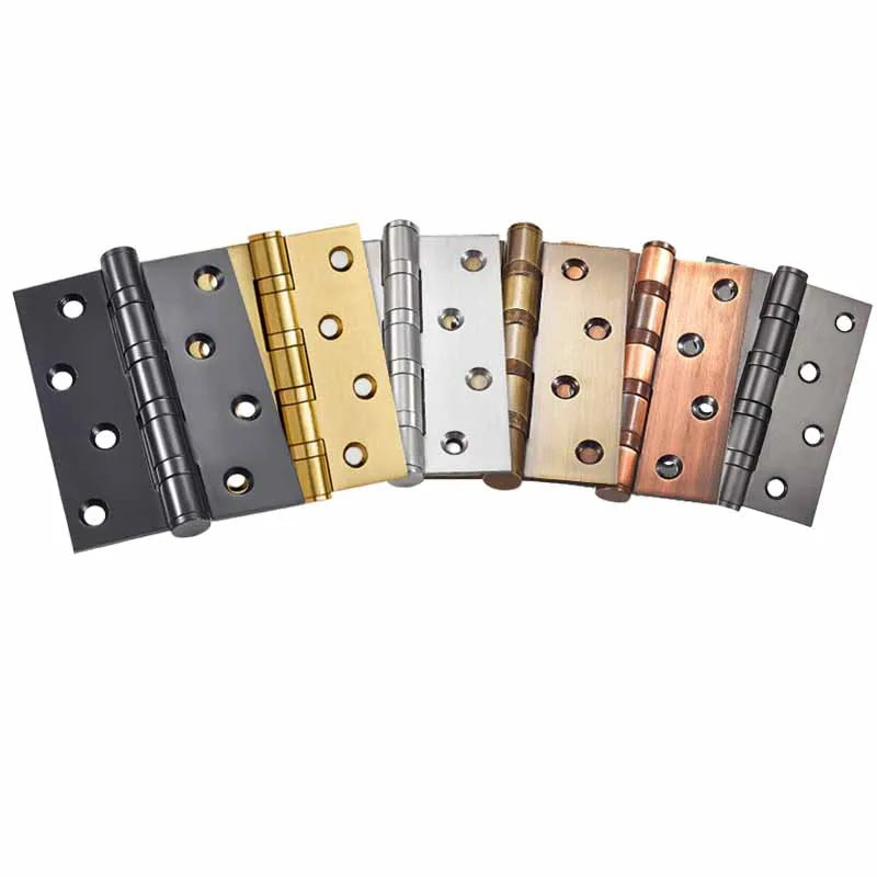 stainless steel Mute Hinge Room Door 4 Inch Bearings Hinges 3mm Thick Heavy Doors Strong Load Bearing Gemel Furniture Hardware