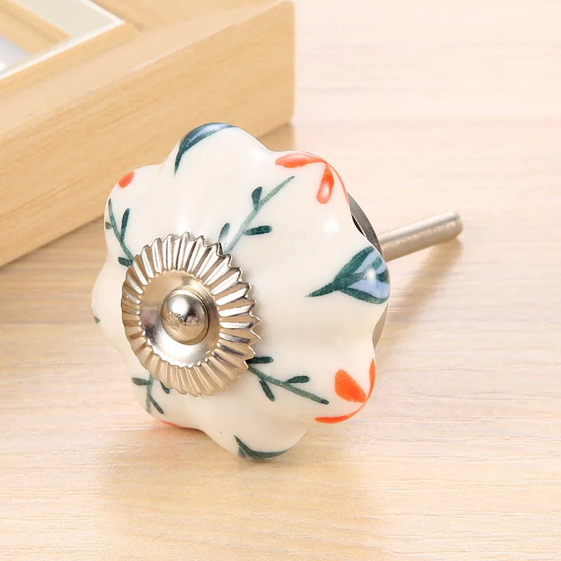 Modern Minimalist Furniture Drawer Cabinet Door Handle, European and American Style Ceramic Handle, High-quality