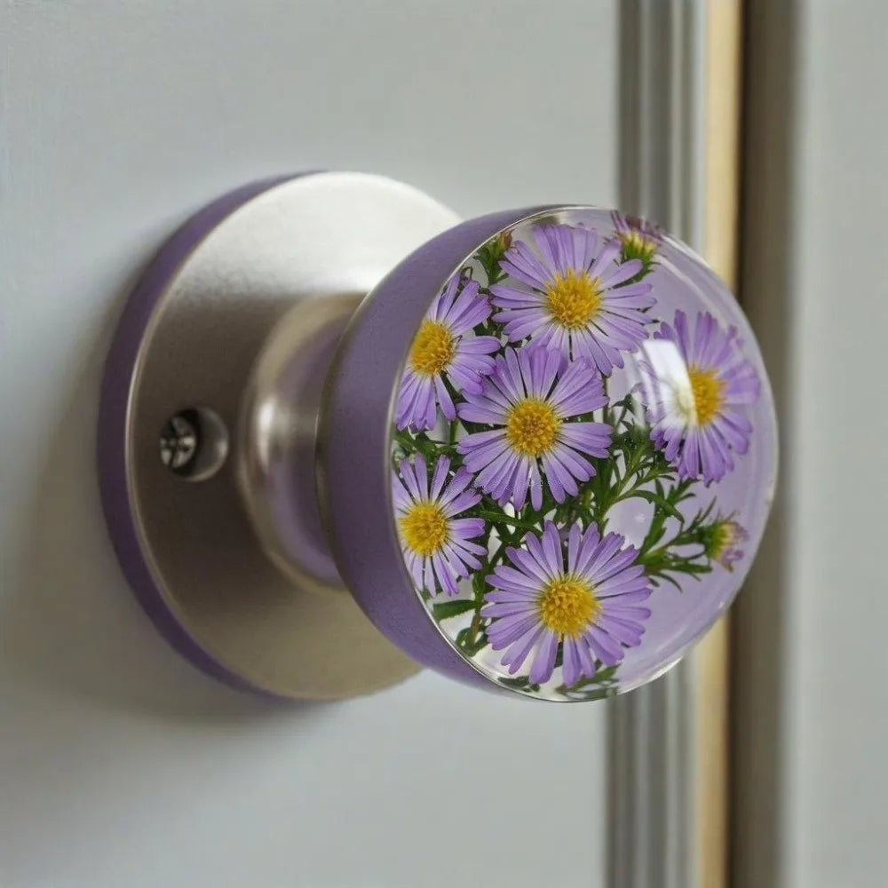 New Flower Patterns Cabinet Handle Practical Heavy-Duty Drawer Handle Door Knob Decorative Home Decoration