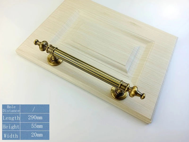 255mm/290mm/345mm Furniture Wooden Door Handle For Bathroom Bedroom Restaurant Sliding Door Handle Wardrobe Gate Pulls Handles