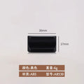 Modern Simple Kithcne Cabinet Door Handles Drawer American Wardrobe Black ABS Knobs and Handles for Furniture Single Hole