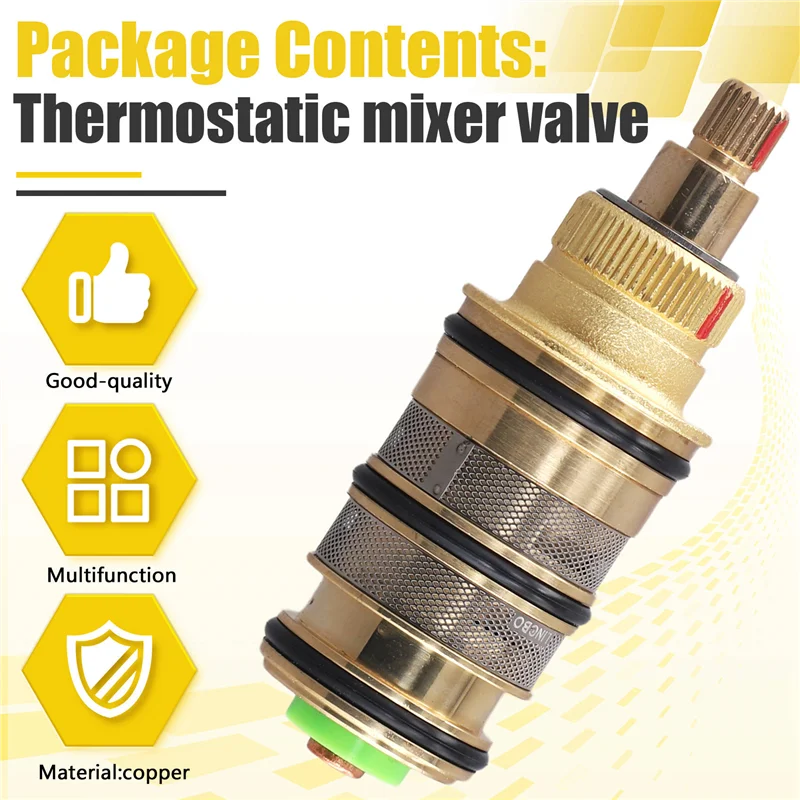 ABKJ-Bathroom Hardware Thermostatic Mixer Taps Bath Bathroom Shower Valve Thermostatic Mixer Valve Thermostatic Mixer Valve A