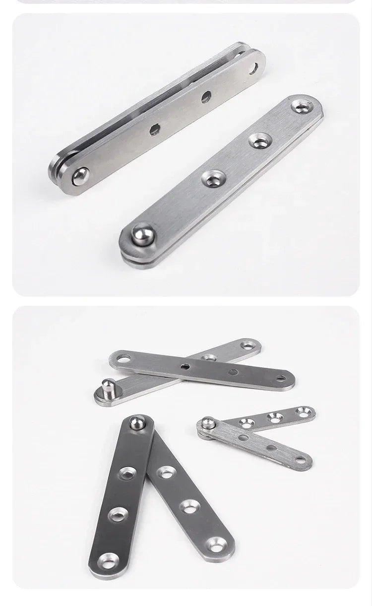 Stainless Steel Doors Hinges Under 360 Degree Rotating Shaft Rotation Hinge Positioning Concealed Cabinet Hinge
